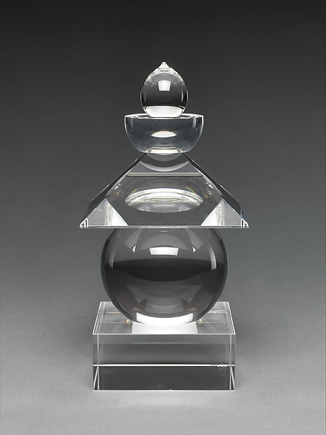 Hiroshi Sugimoto (Japanese, born Tokyo, 1948) Five Elements: Sea of Japan, Hokkaido, 1986 , 2011 Japan, Heisei period (1989–present) Optical-quality glass with black-and-white film; H. 6 in. (15.2 cm); W. 3 in. (7.6 cm); D. 3 in. (7.6 cm) The Metropolitan Museum of Art, New York, Gift of Sylvan Barnet and William Burto, in honor of John T. Carpenter, 2012 (2012.119) http://www.metmuseum.org/Collections/search-the-collections/77911