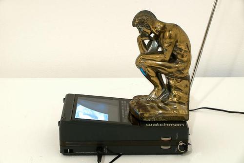 Paik, TV Rodin, 1982